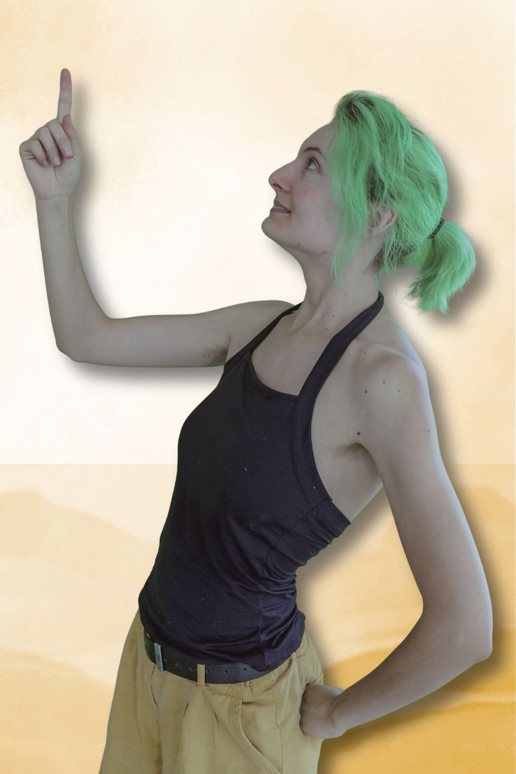 Hermine, improvisatrice de la troupe LES NIMP'PROS à Angers